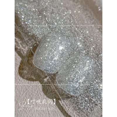 Sơn Gel Nhũ Đài Milan Siêu Sáng Làm Nail, Màu Bạc 02 Lấp Lánh Chai 15ml Cho Móng Lộng Lẫy, Bền Màu, Dễ Sử Dụng