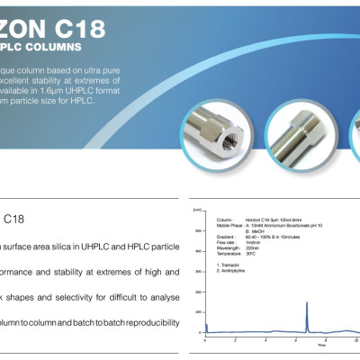 Cột Sắc Ký HPLC C18 (bộ kit 2 cột 150 & 250mm)