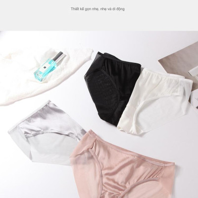 Combo 5 Quần Lót Nữ Lụa Satin Trơn Voronin 5472 – Siêu Mềm Mượt, Ôm Khít Tự Nhiên