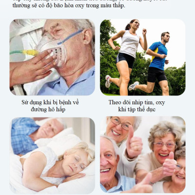 Máy đo nhịp tim và nồng độ oxy trong máu ( loại đặc biệt có hiển thị sóng sung nhịp tim )