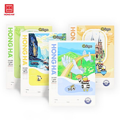 Lốc vở 4 Ô ly 48 trang School Oringa Galaxy độ trắng cao - 0560