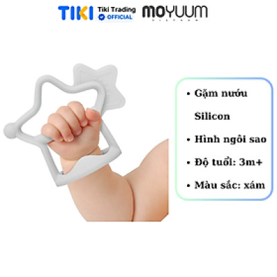 Gặm nướu silicon Moyuum - 3m+ cho bé