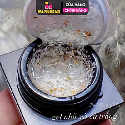 Gel Nhũ Xà Cừ Trắng Monya 8g Làm Nail, Tạo Hiệu Ứng Móng Đẹp Mắt: Ẩn Xà Cừ, Vân Đá, Gel Ẩn, Dễ Sử Dụng Cho Móng Lấp Lánh Nữ Women