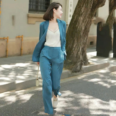 Set bộ siêu hot: áo blazer+quần dài, nhẹ nhàng, tiểu thư, sanh chảnh BV02