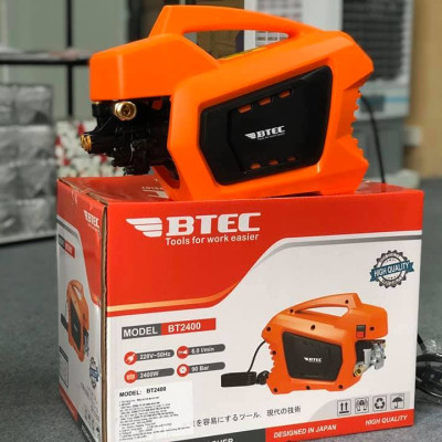 MÁY XỊT RỬA XE CAO CẤP BTEC BT2400 (2.400W) (DÂY ĐỒNG 100%) - HÀNG CHÍNH HÃNG