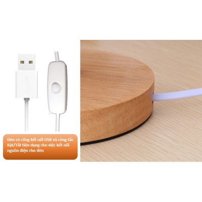 Đèn Bàn Đầu Giường Phòng Ngủ Bàn Đơn Giản- Hiện Đại- Cá Tính Đèn LED Ban Đêm Tiết Kiệm Năng Lượng.