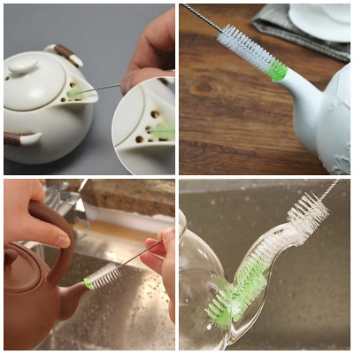 Bộ dụng cụ cọ rửa bình nước nhà bếp KM-2012 hàng Nhật