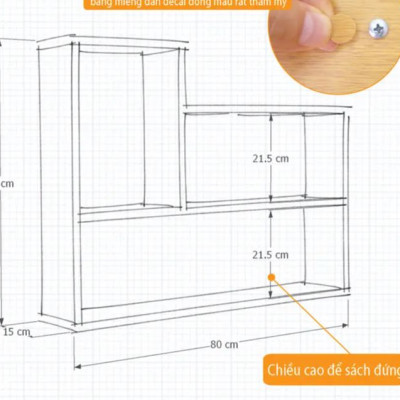 Combo 2 Kệ Gỗ Trang Trí Treo Tường Chữ L và Chữ U Juno Sofa CTKT812 90cm x 62cm x 15cm