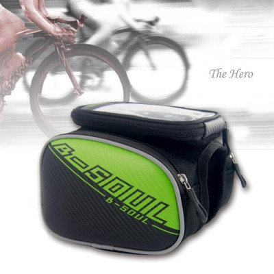 Túi 4 Ngăn Treo Sườn Xe Đạp Kèm Túi Chống Nước Cho Điện Thoại - Tặng khóa 4 số đổi mã