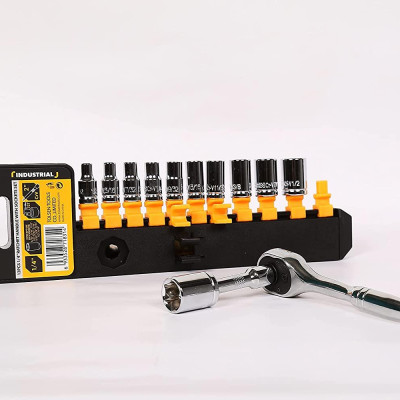 BỘ TUÝP 13 MÓN 1/4 HỆ INCH CÔNG NGHIỆP TOLSEN 15390- HÀNG CHÍNH HÃNG