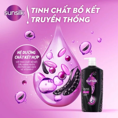 Dầu gội Sunsilk Óng Mượt Rạng Ngời 900g