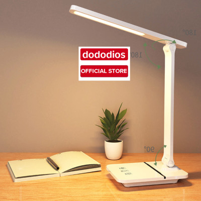 Đèn Bàn Học Chống Cận Thị, Đèn Đọc Sách, Đèn Làm Việc Bảo Vệ Mắt - Đèn Bàn Học LED USB Di Động Cao Cấp Có Thể Gập Hai Chỗ – 03 Chế Độ Ánh Sáng Vàng Bảo Vệ Mắt Chống Cận, đèn học để bàn, đèn học cho học sinh sinh viên, trang trí - Hàng Chính Hãng dododios