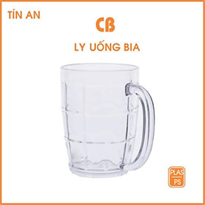 [CHÍNH HÃNG] Combo 10 Ly nhựa trong suốt lớn có quai – bền đẹp, an toàn, tiện lợi