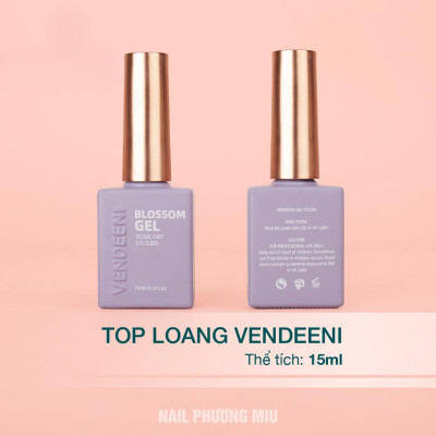 Top Loang VENDEENI 15ml Làm Nail Sơn Gel Trong Suốt Và Đặc Vừa Phải Tạo Hiệu Loang Màu