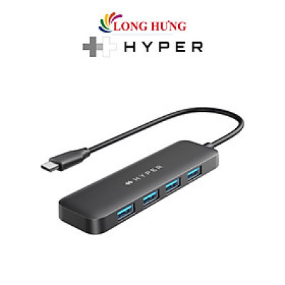 Cổng chuyển đổi HyperDrive Next 4-in-1 USB-C Fast Transfer Speed HD5002GL - Hàng chính hãng