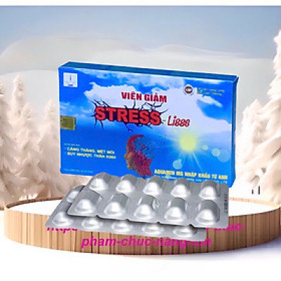Lisse￼ viên giảm stress - Hộp 20v nang - Giúp lưu thông khí huyết, dưỡng tâm an thần, cải thiện trí nhớ.