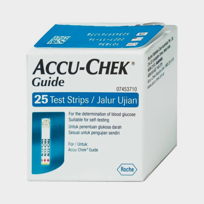 Máy Đo Đường Huyết ACCU-CHEK Guide Kèm 25 Que Thử Độ Chính Xác Vượt Trội 10/10
