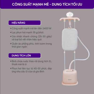 Bàn Ủi Hơi Bước Đứng BlueStone GSB-3955 - Hàng Chính Hãng