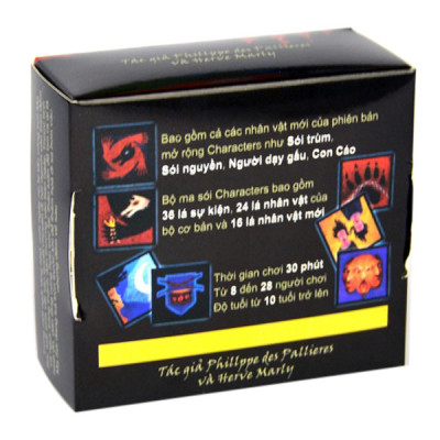 Boardgame Ma Sói Character Việt Hóa