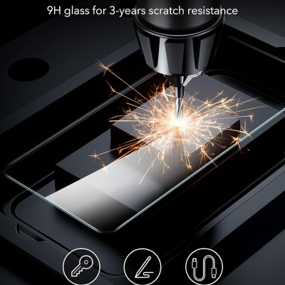 Kính Cường Lực ESR cho Samsung Galaxy S25 Ultra ESR Armorite Screen Protector - Hàng Chính Hãng