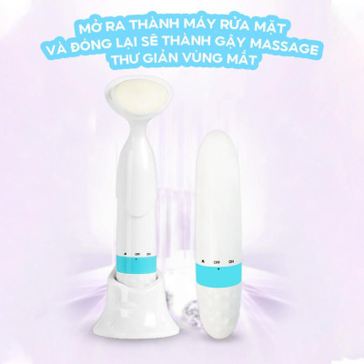 Máy mát xa rửa mặt kết hợp làm sạch Half Horse. Làm sạch sâu và tăng cường tuần hoàn máu giúp da sáng đẹp (Có hàng)