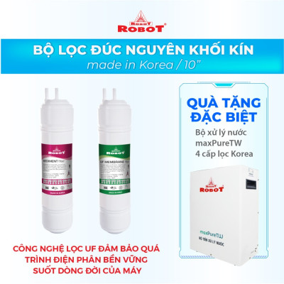 Máy Lọc Nước Điện Giải Ion Kiềm ROBOT Nóng Thông Minh IonSmart 1112 - Tạo 12 Loại Nước - Hàng Chính Hãng