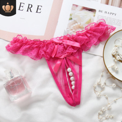  Quần lót ren gợi cảm lọt khe - Hồng