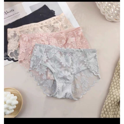 Quần lót nữ ren hoa sexy gợi cảm không viền siêu mịn mã 817