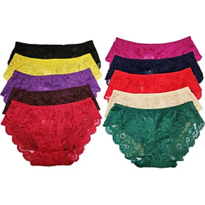 Combo 5 Quần Lót Nữ Ren Cao Cấp Sexy Siêu Đẹp Hàng Xuất LR05