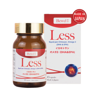 Thực phẩm chức năng hỗ trợ kiểm soát mỡ máu, cholesterol BEWEL LESS