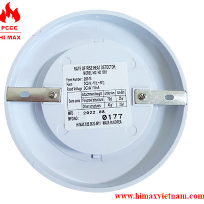 Đầu báo nhiệt gia tăng hi max HD1081 (Kèm đế)