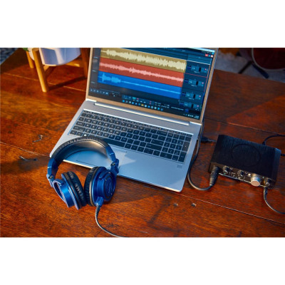 Tai Nghe Kiểm Âm Choàng Đầu Audio Technica ATH-M50x Deep Sea - Hàng Chính Hãng