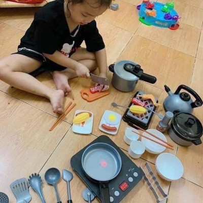 Bộ Đồ Chơi Tập Nấu Ăn PLAYHOUSE 36 Chi Tiết Cho Bé 