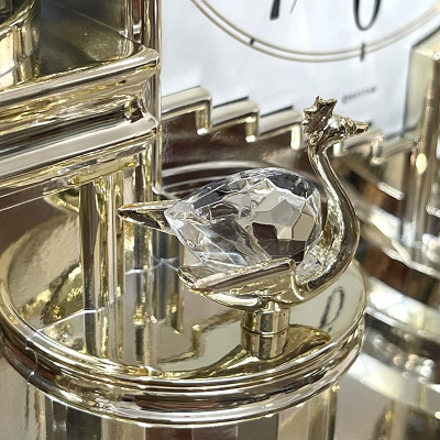 Đồng hồ để bàn Nhật Bản Rhythm 4SG738WR18-  Kt 32.4 x 22.7 x 12.5cm, 1.65kg 