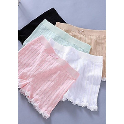 COMBO 3 QUẦN ĐÙI MẶC VÁY COTTON CO GIẢN 4 CHIỀU FREESIZE DƯỚI 60 KÍ