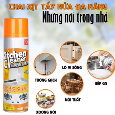 CHAI XỊT TẨY RỬA VỆ SINH NHÀ BẾP SIÊU SẠCH MẪU MỚI CHẤT LƯỢNG CAO