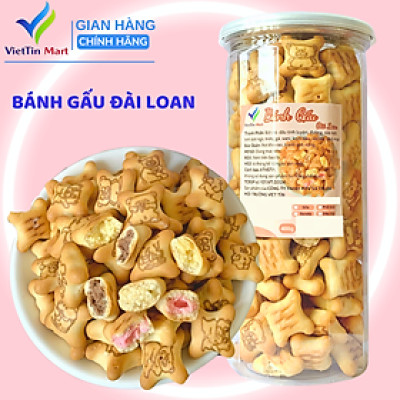 Bánh Gấu Nhân Kem VIETTINMART 500G