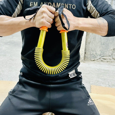 Gậy bẻ Lực10kg ,20kg,30kg,40kg 50kg tập cơ tay ngực vai cao cấp đàn hồi tốt phù hợp luyện tập thể thao tại nhà(Mạ Vàng)