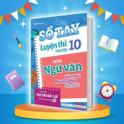 Sách - Sổ Tay Luyện Thi Vào Lớp 10 Môn Ngữ Văn + Tiếng Anh - Combo 2 Cuốn - Megabook