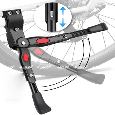 Chân chống xe đạp MTB bằng nhôm YYBC-01, có thể điều chỉnh cho xe đạp size bánh 22-29 inch, gắn bên hông phía sau cho xe đạp địa hình 22/24/26/27.5/29/700C - Mai Lee