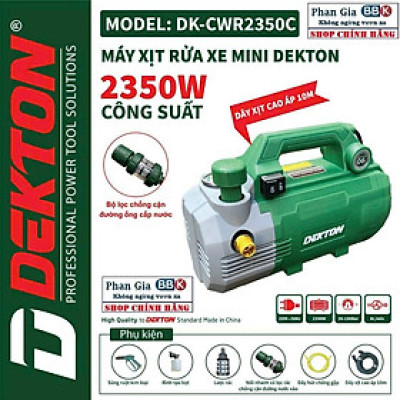 Máy Rửa Xe Dekton DK-CWR2350C - Công Suất 2350W- Hàng chính hãƞg.