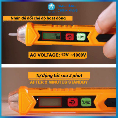 Bút thử điện kỹ thuật số INGCO VD10003