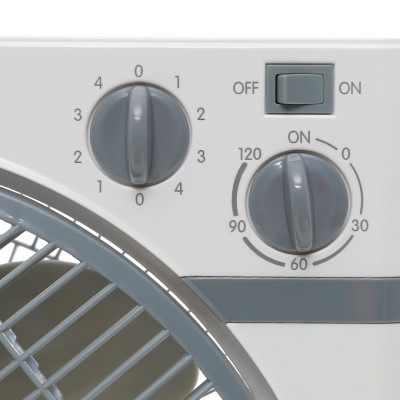 Quạt Hộp Midea KYT30-15A (Hàng Chính Hãng, Công suất 40W, 5 Cánh, Chỉnh Gió 4 Tốc Độ, Có Chức Năng Hẹn Giờ)