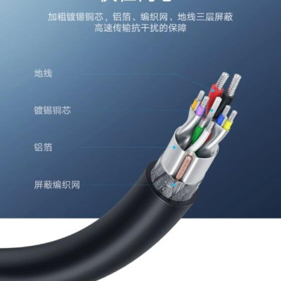 Ugreen UG10371US128TK 2M màu Đen Cáp 2 đầu USB 3.0 dương cao cấp - HÀNG CHÍNH HÃNG