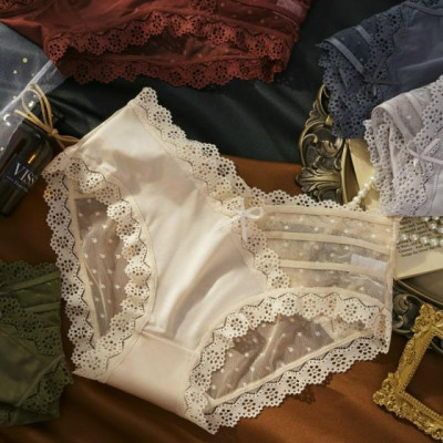 Combo 5 Quần Lót Nữ Thun Lạnh Phối Ren 1719 – Mát Mẻ, Duyên Dáng, Tiết Kiệm