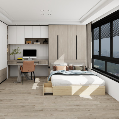 [Happy Home Furniture] SCANDINA, Giường ngủ 3 ngăn kéo ,GNG_101 ,GNG_102, GNG_103, GNG_104