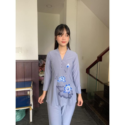 ĐỒ LAM ĐI CHÙA  PHÁP PHỤC PHẬT GIÁO 