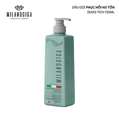 Dầu Gội , Dầu Xả hương nước hoa Milanogica 355ml Phục hồi hư tổn, T.r.ị gàu sạch ngứa da đầu