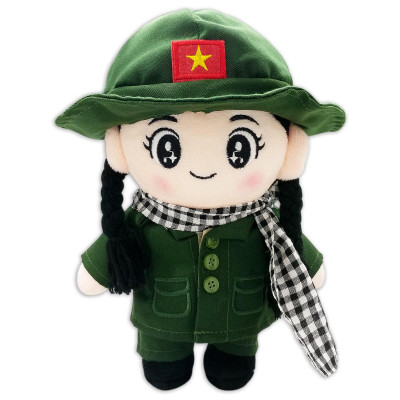 Gấu Bông Đồng Chí Nữ Thanh Niên Xung Phong 25 cm - ZooZoo