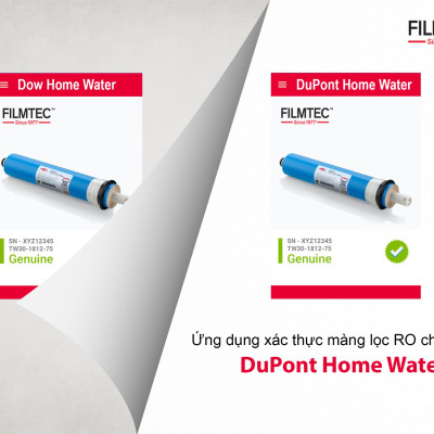 Lõi số 4 Màng RO Dow Filmtec 50HR nhập  khẩu Mỹ